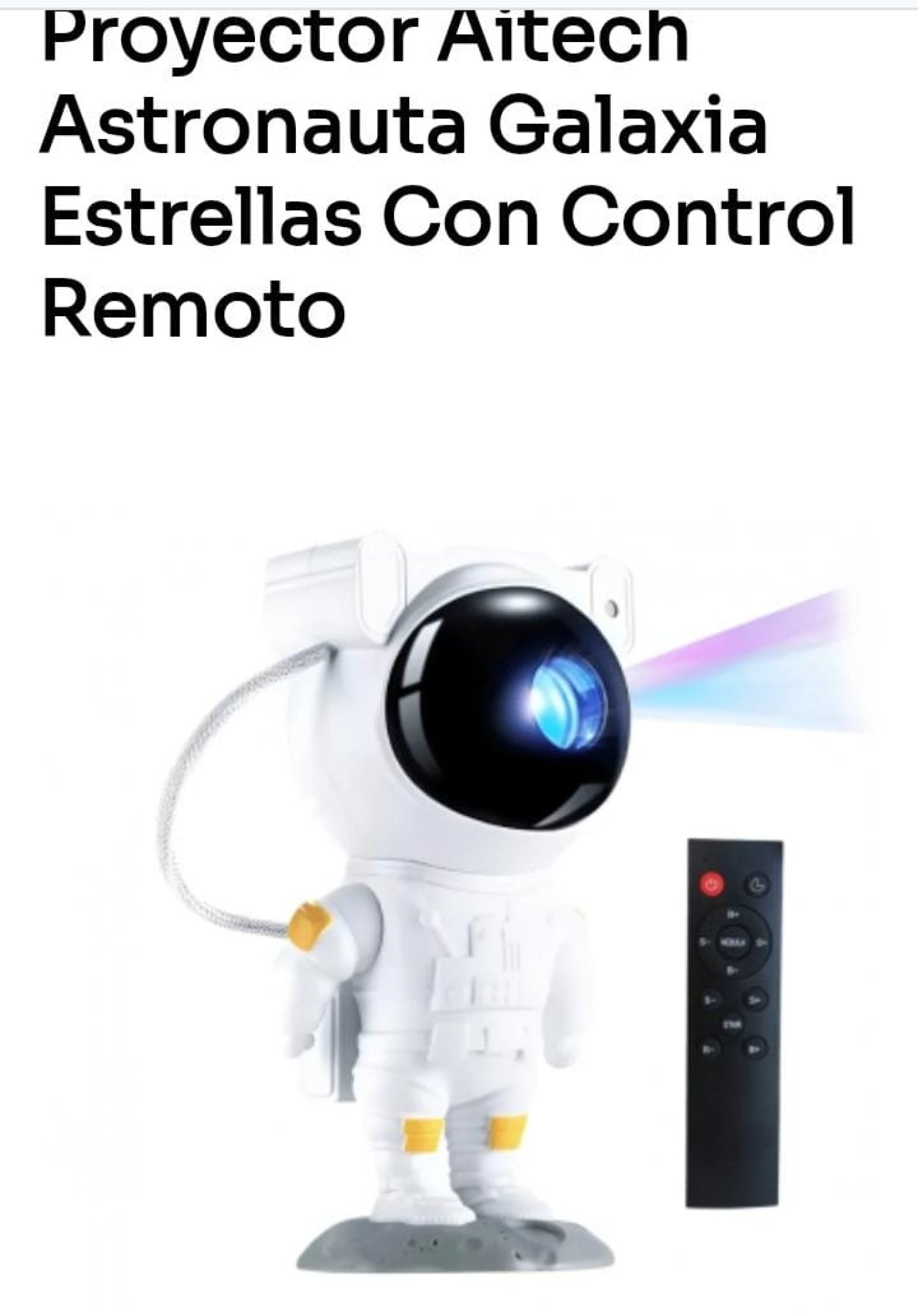 LAMPARA PROYECTOR ASTRONAUTA