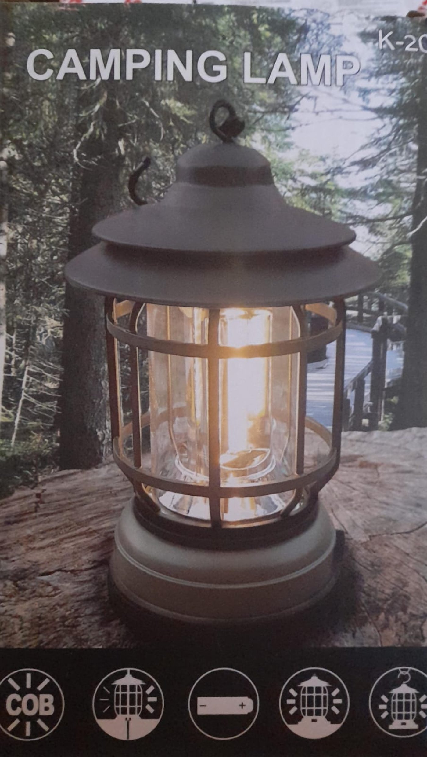 LINTERNA FAROL RECARGABLE