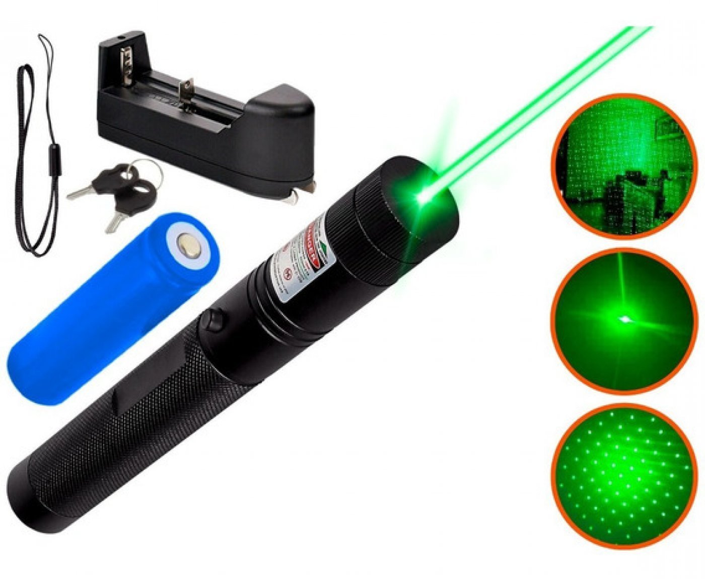 PUNTERO LASER RECARGABLE PROFESIONAL 